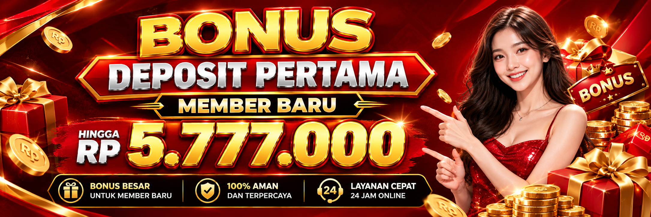 Promo Bonus Deposit Pertama Hingga Rp 5.777.000